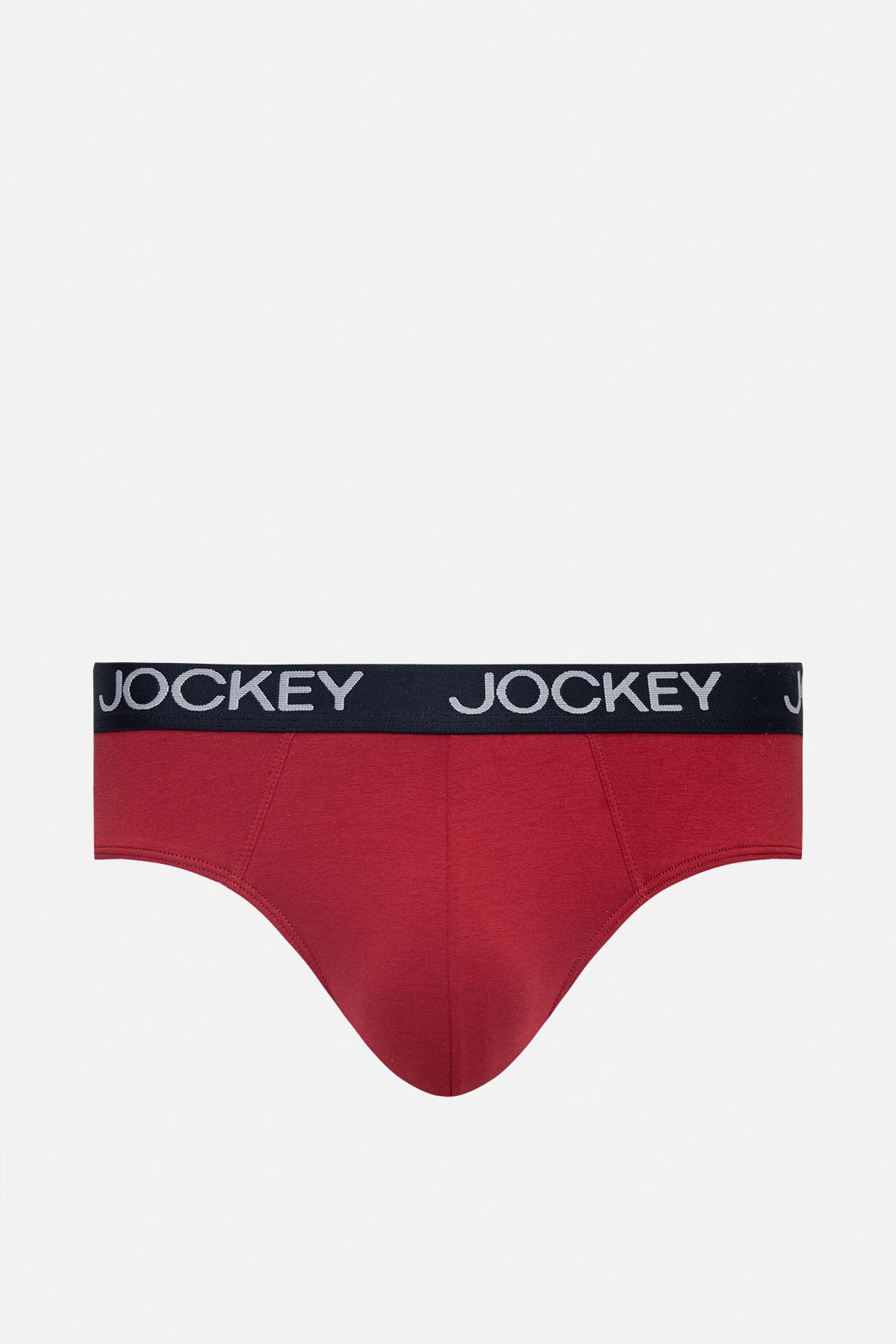 Quần lót nam Brief Jockey Cotton 4 chiều trơn - J4001