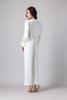 Bộ pijama dài Vera by Chipu satin trơn phối ren - C0052