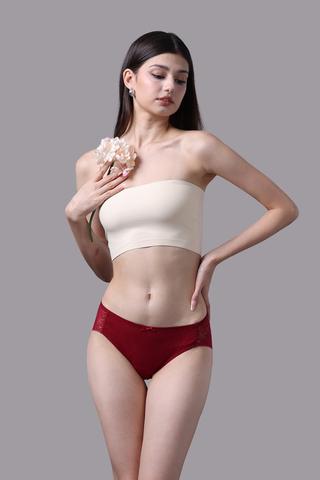 Quần lót bikini nữ Vera full ren - V0691Đỏ Đô