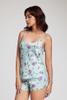 Bộ short nữ Vera satin in - V0644