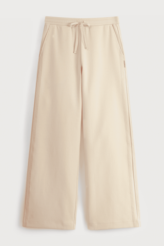 Quần straight nữ Vera cotton spandex trơn in điểm - V0814Kem