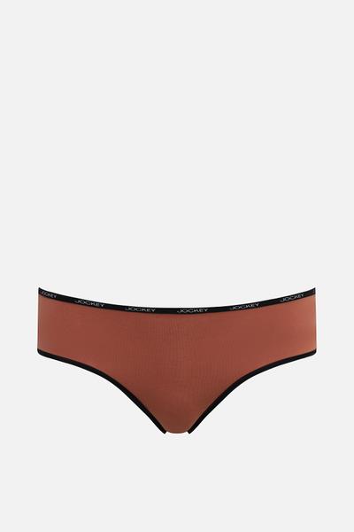 Quần Hipster Nữ Jockey trơn Cotton - J1009