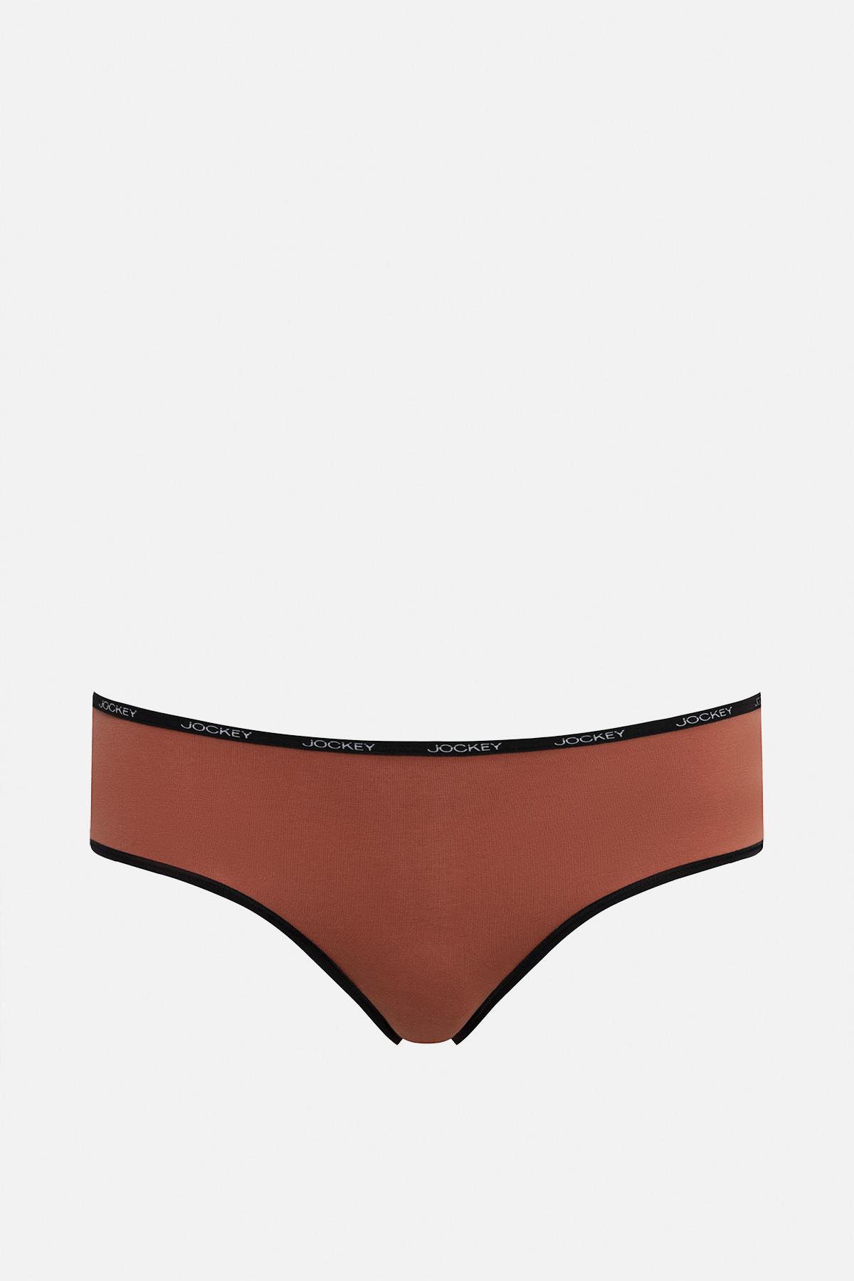 Quần Hipster Nữ Jockey trơn Cotton - J1009