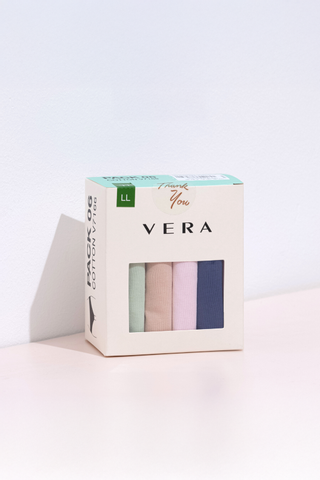 Quần lót nữ Pack Love VERA cotton - 7166/8397 (cạp thấp)Tổng hợp