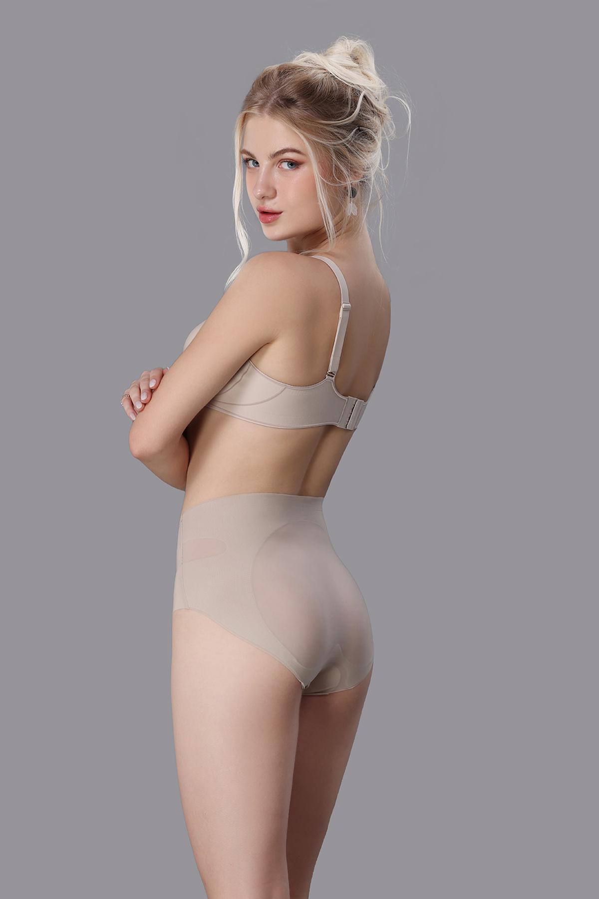 Quần lót lưng cao nữ Vera nylon trơn - V0633