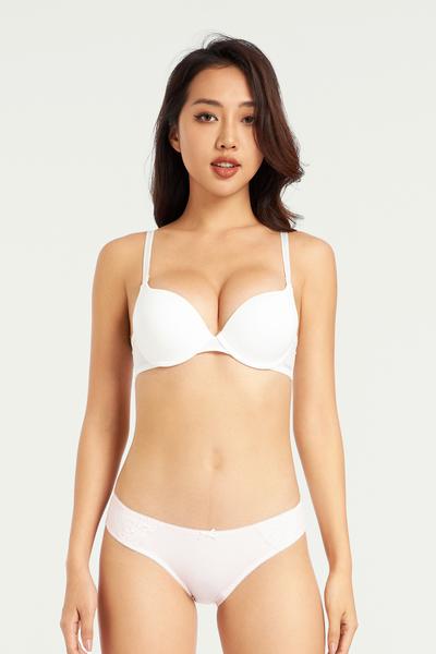 Quần lót bikini nữ Misaki Polyester phối ren M1028