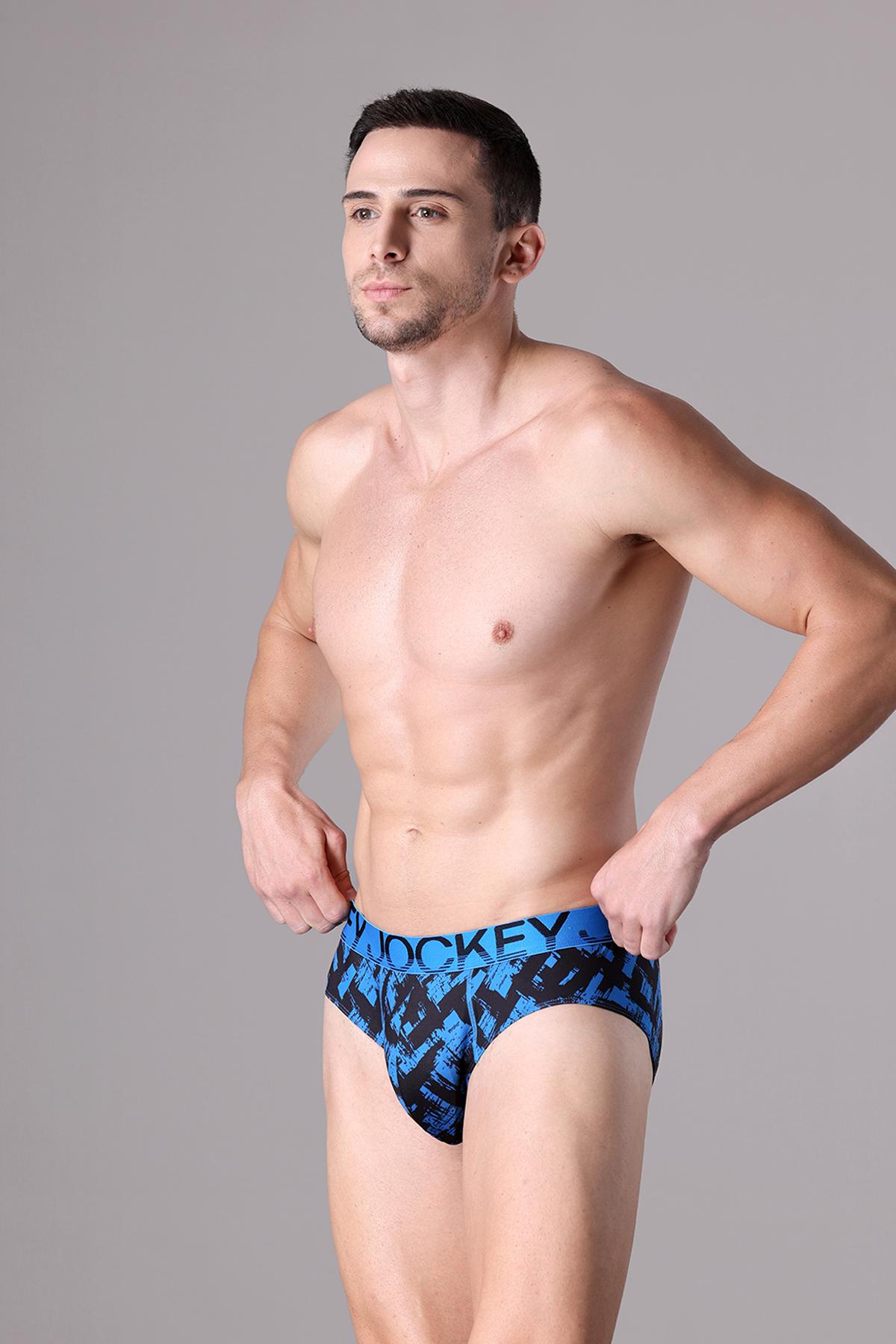 Quần lót nam Jockey poly in họa tiết dáng Brief - J1031