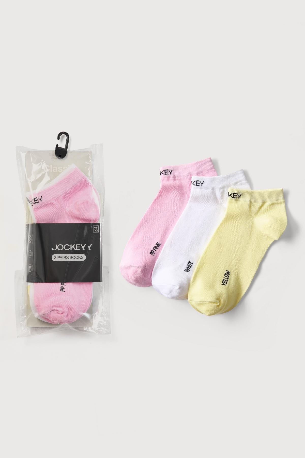 Pack 3 vớ Jockey cổ ngắn Bamboo - J4071