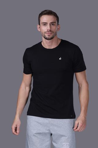 Áo thun nam Jockey T - Shirt  Cotton compact - J7344Đen