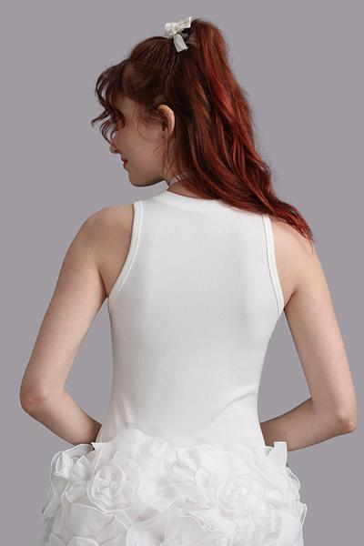 Áo tank top Wow by NDLanNgoc poly spandex - N0022