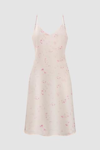 Đầm lửng nữ Vera latin in hai dây - V0819Da in hoa