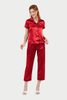 Hộp quà Holiday - đầm ngủ lụa Satin hai dây dáng ngắn và bộ Pijama dài tay ngắn thanh lịch