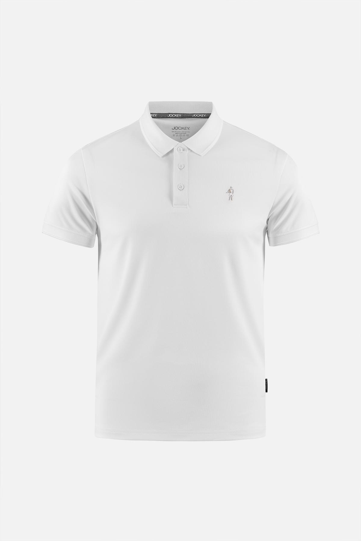 Áo Polo Nam Jockey poly wicking thêu logo Full Boy -J1315