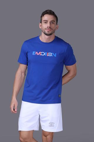 Áo T - Shirt Jockey Unisex in họa tiết - J4105Xanh
