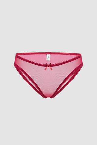 Quần lót bikini nữ Vera full lưới - V0808Đỏ rượu