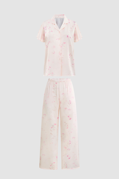 Bộ pijama dài nữ Vera latin in tay ngắn - V0821