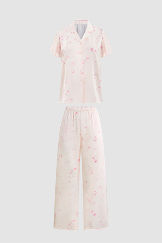 Bộ pijama dài nữ Vera latin in tay ngắn - V0821Da in hoa