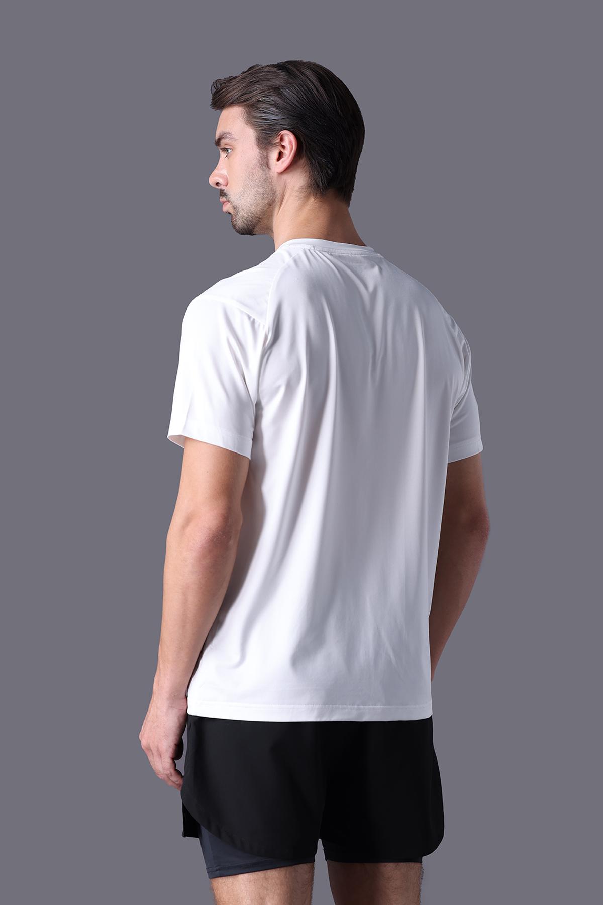 Áo T- shirt thể thao Jockey Nam chất liệu wicking in logo  - J1370