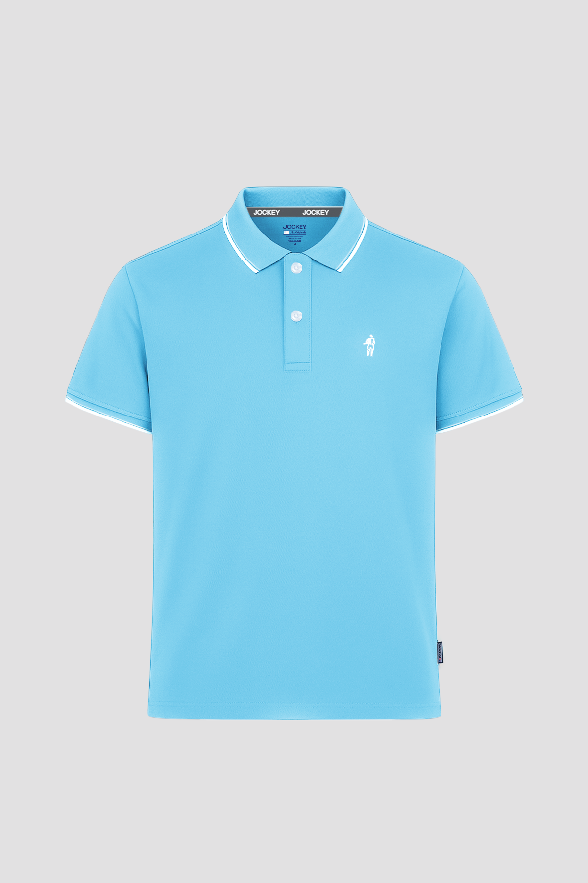 Áo Polo Nam Jockey cotton CVC thêu logo Full Boy - 1314