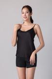 Bộ short nữ Vera latin trơn hai dây - V0772