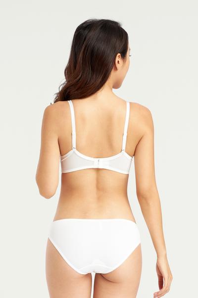 Quần lót bikini nữ Misaki Polyester phối ren M1028