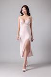 Đầm dài Vera by Chipu satin trơn phối ren - C0044