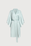 Áo khoác kimono Vera by Chipu satin trơn phối ren - C0045