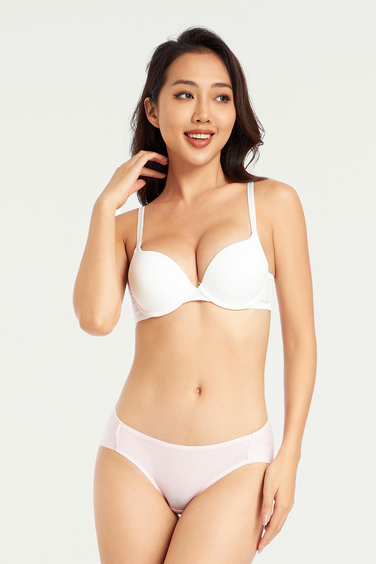 Quần lót bikini nữ Vera nylon trơn - V0791