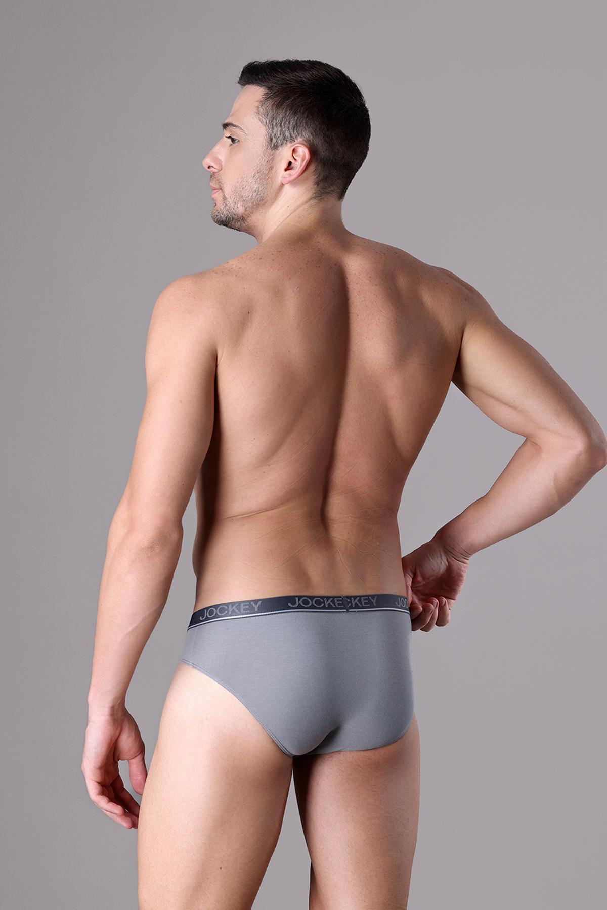 Quần lót Nam Jockey Brief Bamboo lưng thun nhỏ - J4019