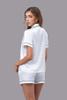 Bộ pijama ngắn nữ Vera satin trơn tay ngắn - V0760