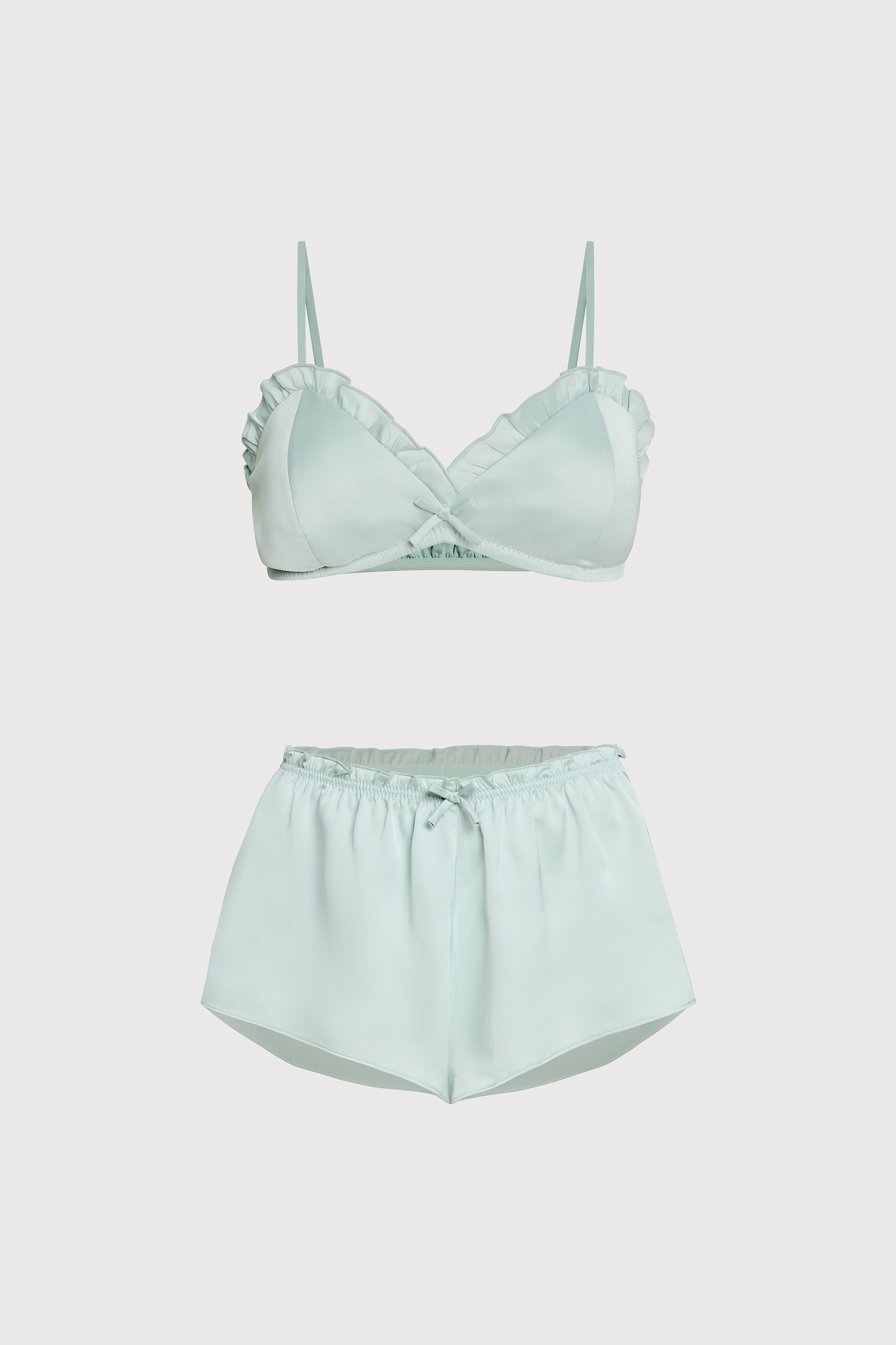 Bộ short Vera by Chipu satin trơn - C0041