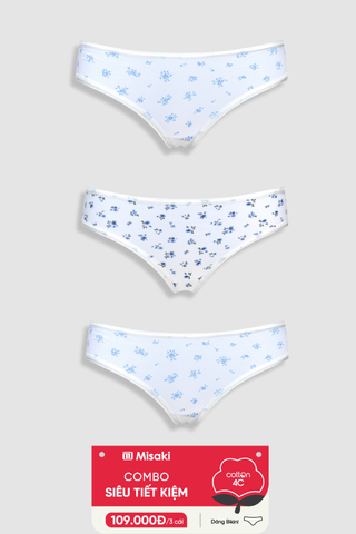 Quần lót bikini nữ Misaki cotton 4C in - M1087Tổng hợp