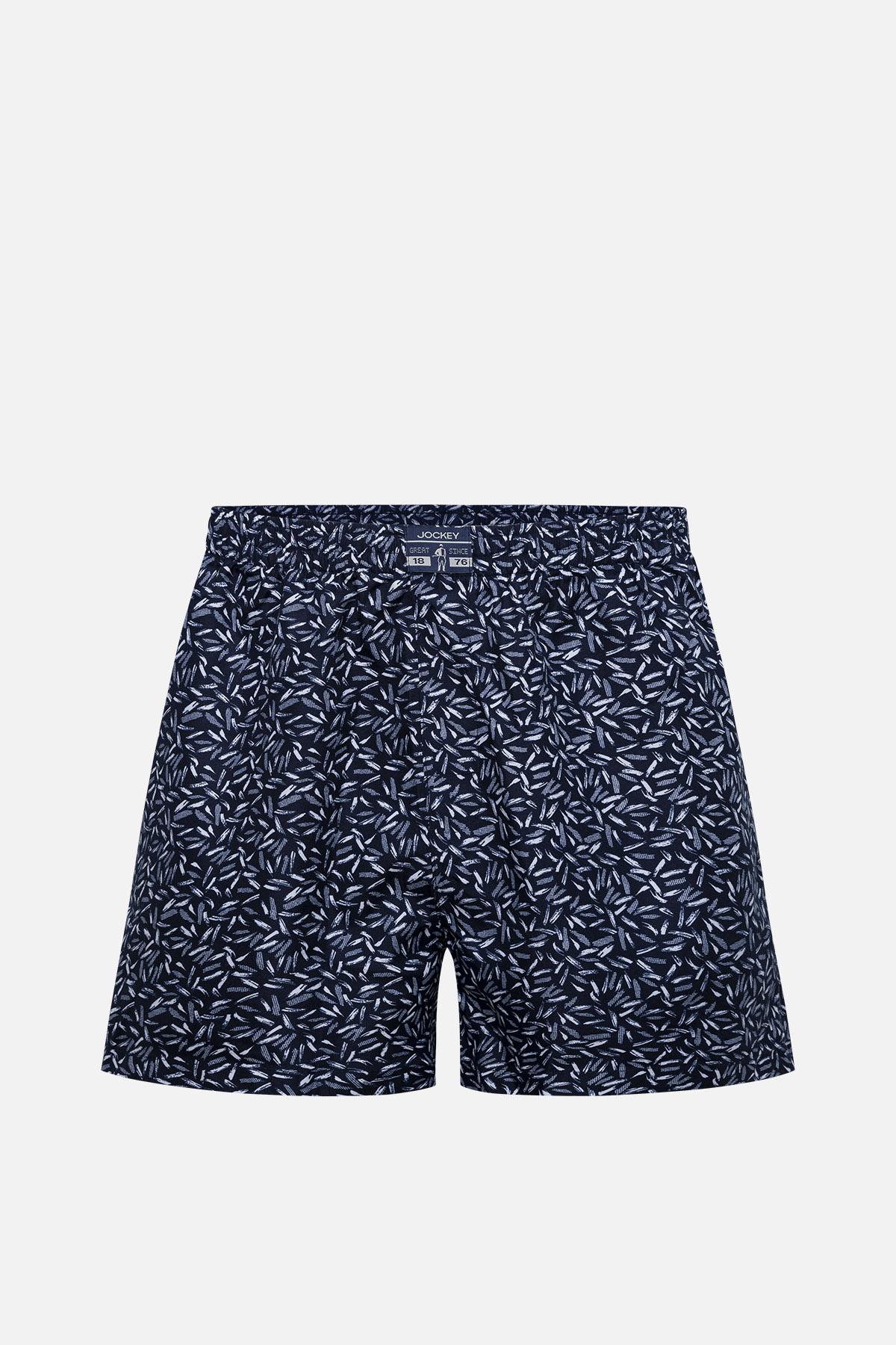Quần Boxer kate Nam Jockey in họa tiết - 1200