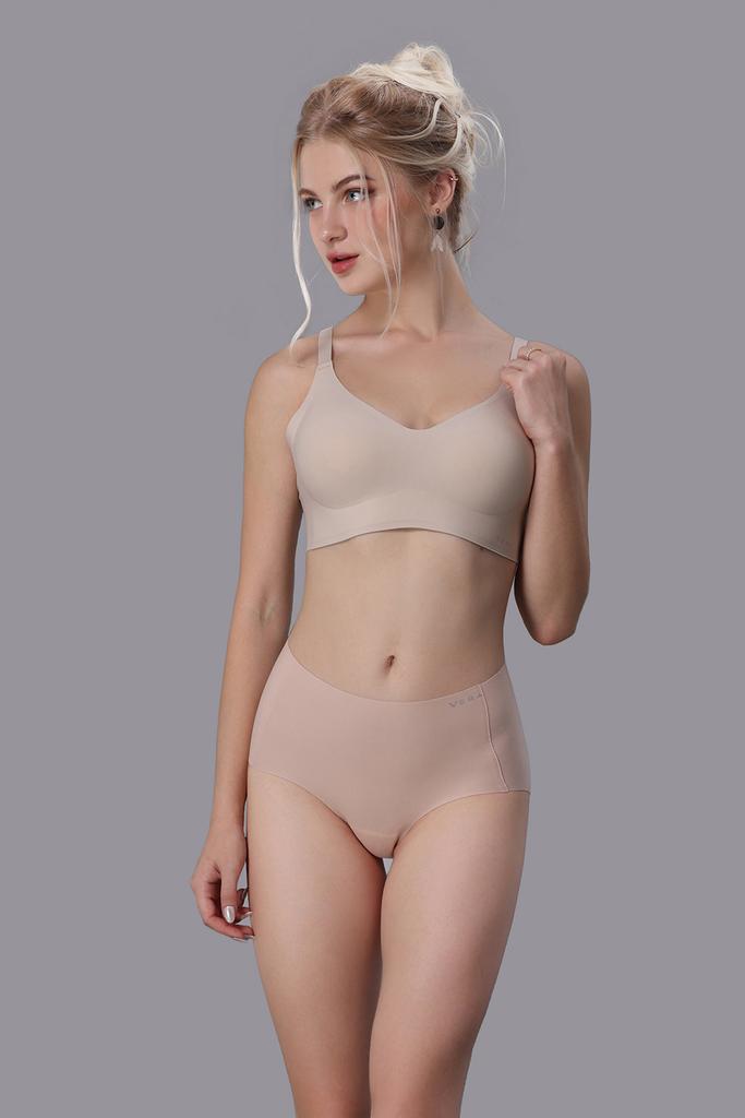 Quần lót lưng cao nữ Vera nylon trơn - V0632