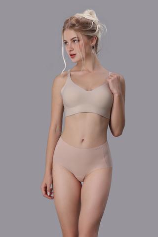 Quần lót lưng cao nữ Vera nylon trơn - V0632Da