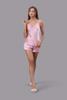 Bộ short nữ Vera satin trơn hai dây - V0759