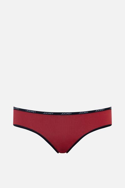 Quần Bikini Nữ Jockey trơn Cotton - J4009