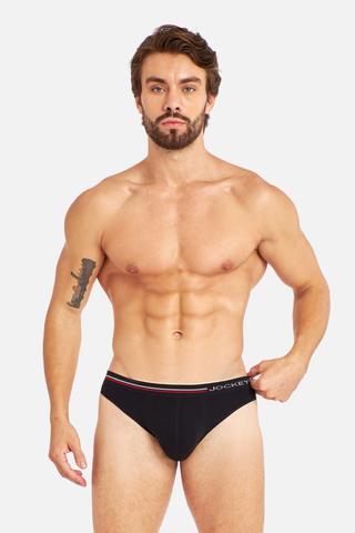 Quần lót nam Jockey Brief Seamfree - 9133Đen