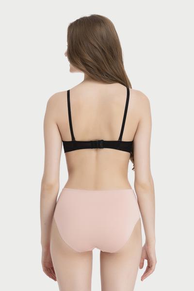 Quần lót lưng cao Misaki microfiber phối ren - M1083
