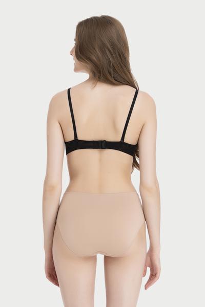 Quần lót lưng cao Misaki microfiber phối ren - M1083