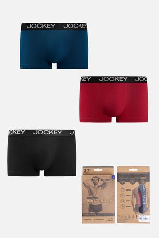 Quần lót nam Trunk Jockey Cotton 4 chiều trơn - J4002Tổng hợp 4