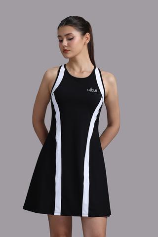 Đầm ngắn Wow by Nha Phuong nylon sát nách - P0023Đen