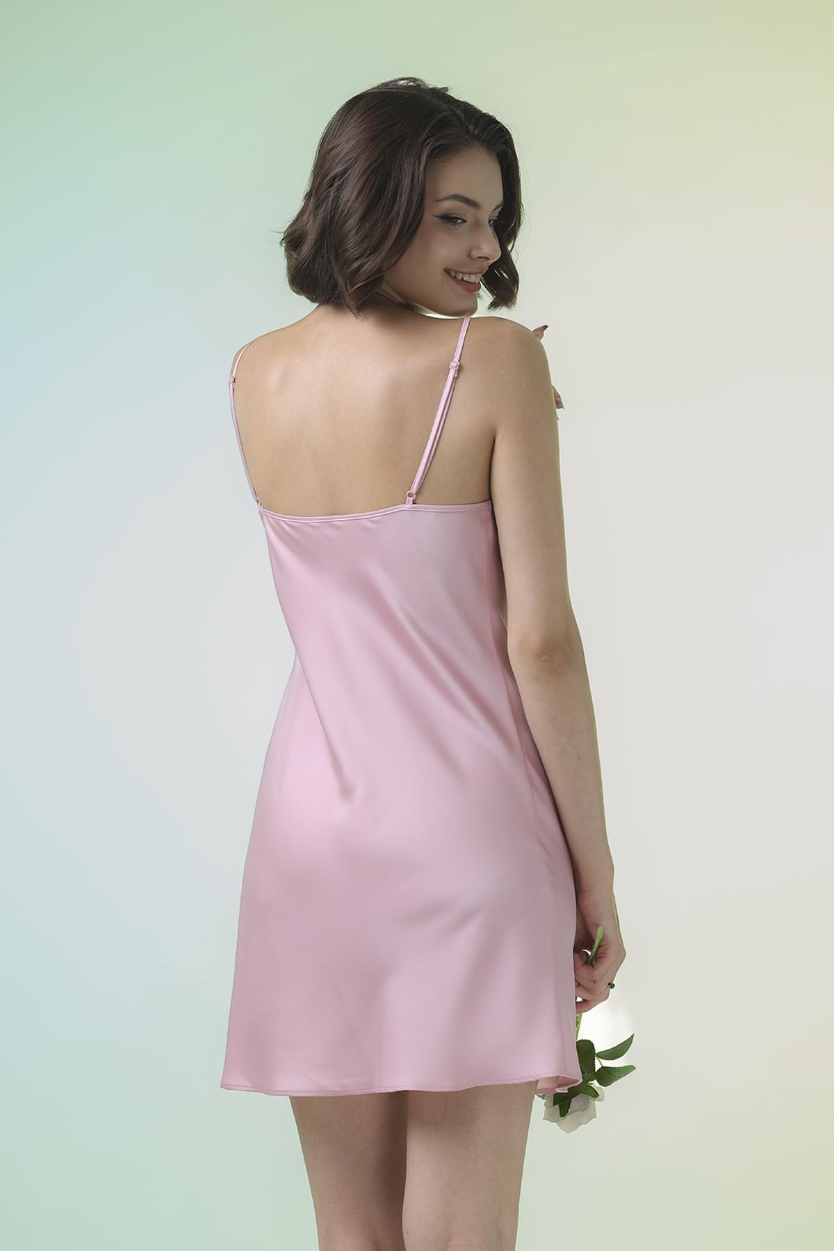 Đầm ngắn nữ Vera latin trơn hai dây - V0789