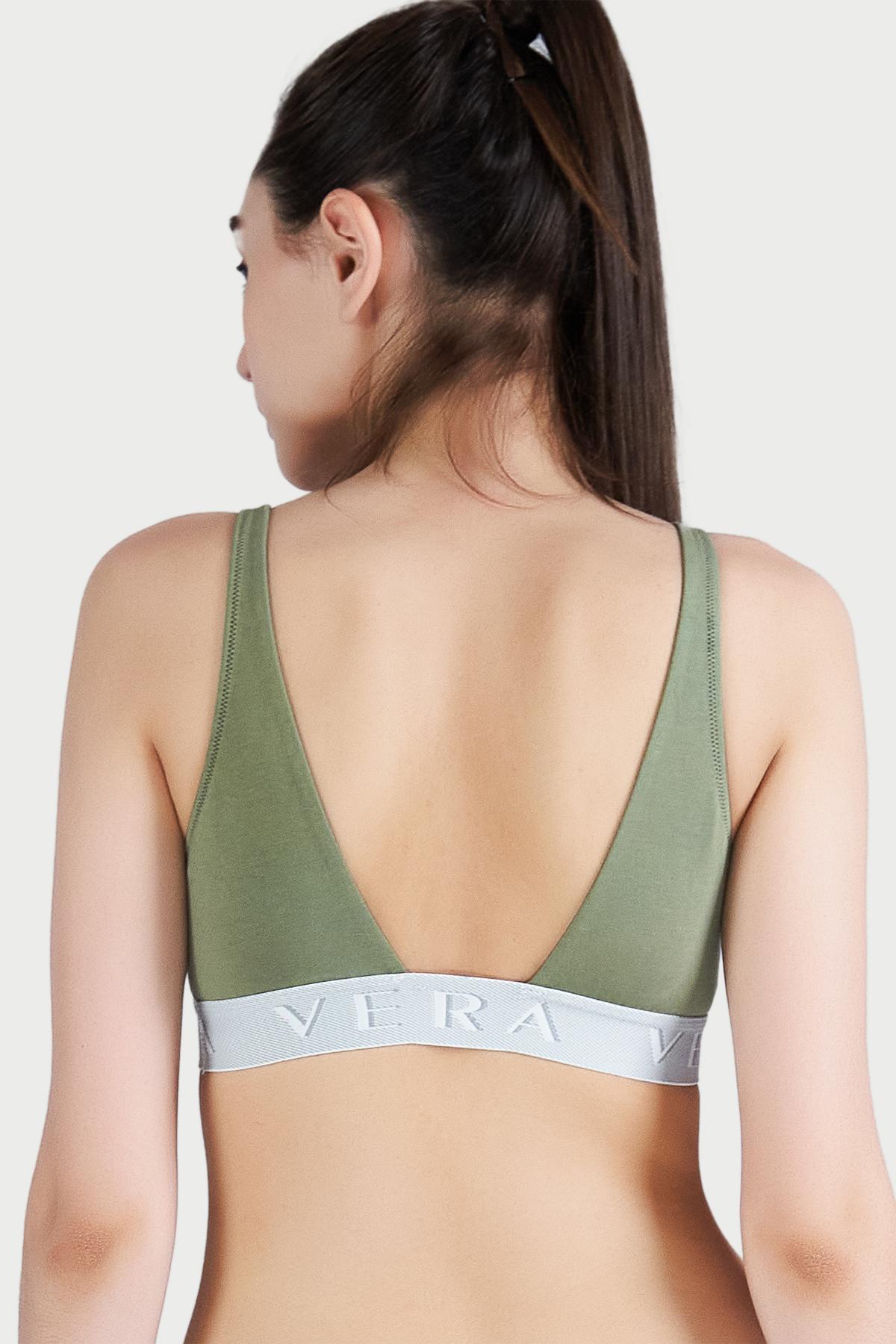 Áo ngực nữ Wireless Vera by Chipu Cotton Compact trơn - C0008