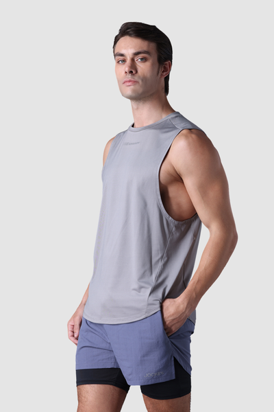 Áo T-top thể thao Jockey Nam chất liệu wicking in logo - 1371