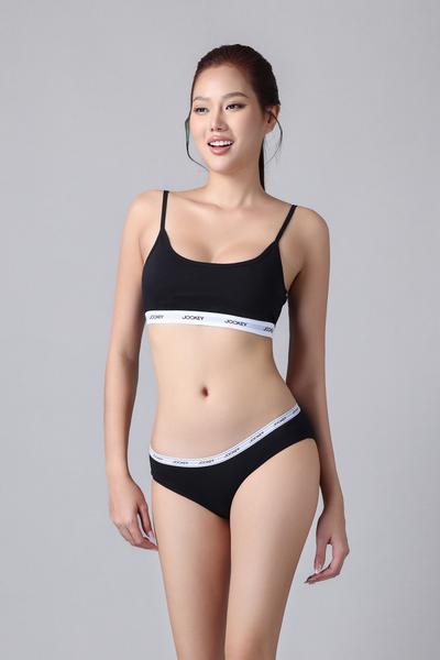 Quần Bikini Nữ Jockey trơn Cotton - J4009