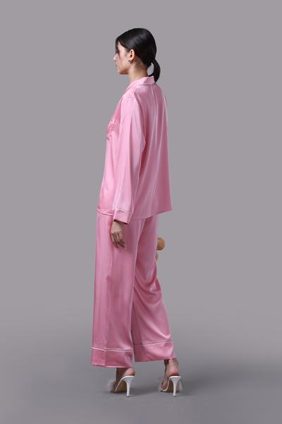 Bộ pijama dài nữ Vera latin trơn tay dài - V0717