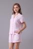 Bộ pijama ngắn nữ Vera rayon slub in tay ngắn - V0795