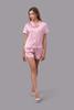 Bộ pijama ngắn nữ Vera satin trơn tay ngắn - V0760