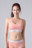Áo Jockey Bra-top nữ Cotton viền chữ - J4007